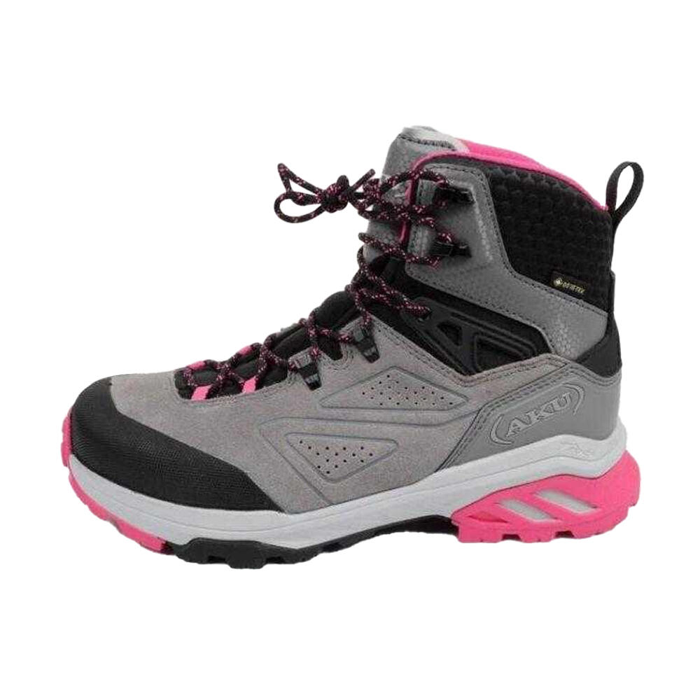 Zapato de Cuero Reactive GTX Senderismo para Mujer Gris, Plateado 3/6