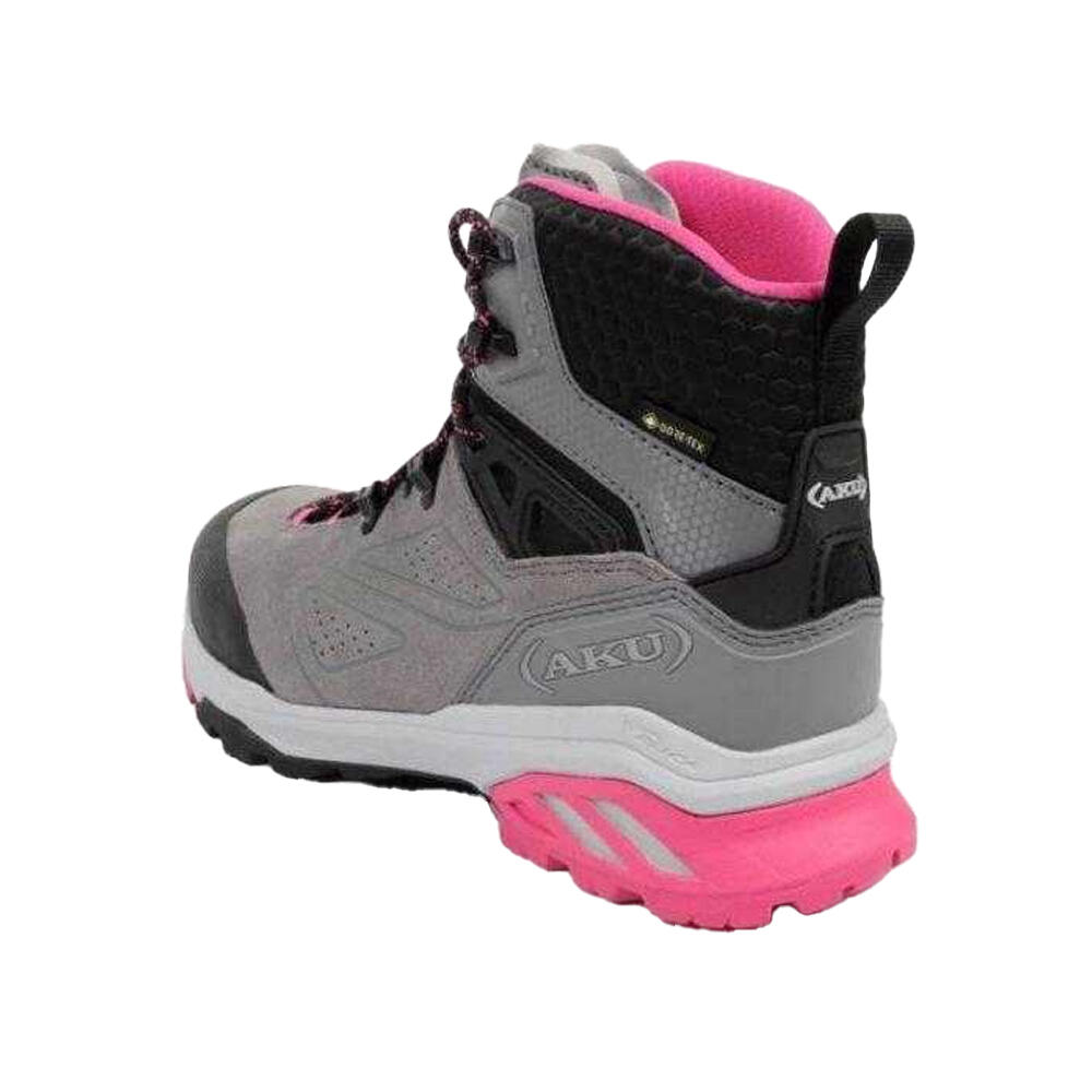 Zapato de Cuero Reactive GTX Senderismo para Mujer Gris, Plateado 2/6