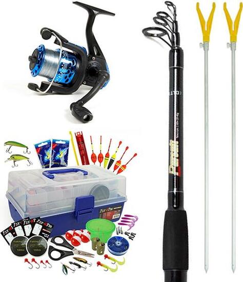 Starter Set Deluxe - Canne + Moulinet + Leurres