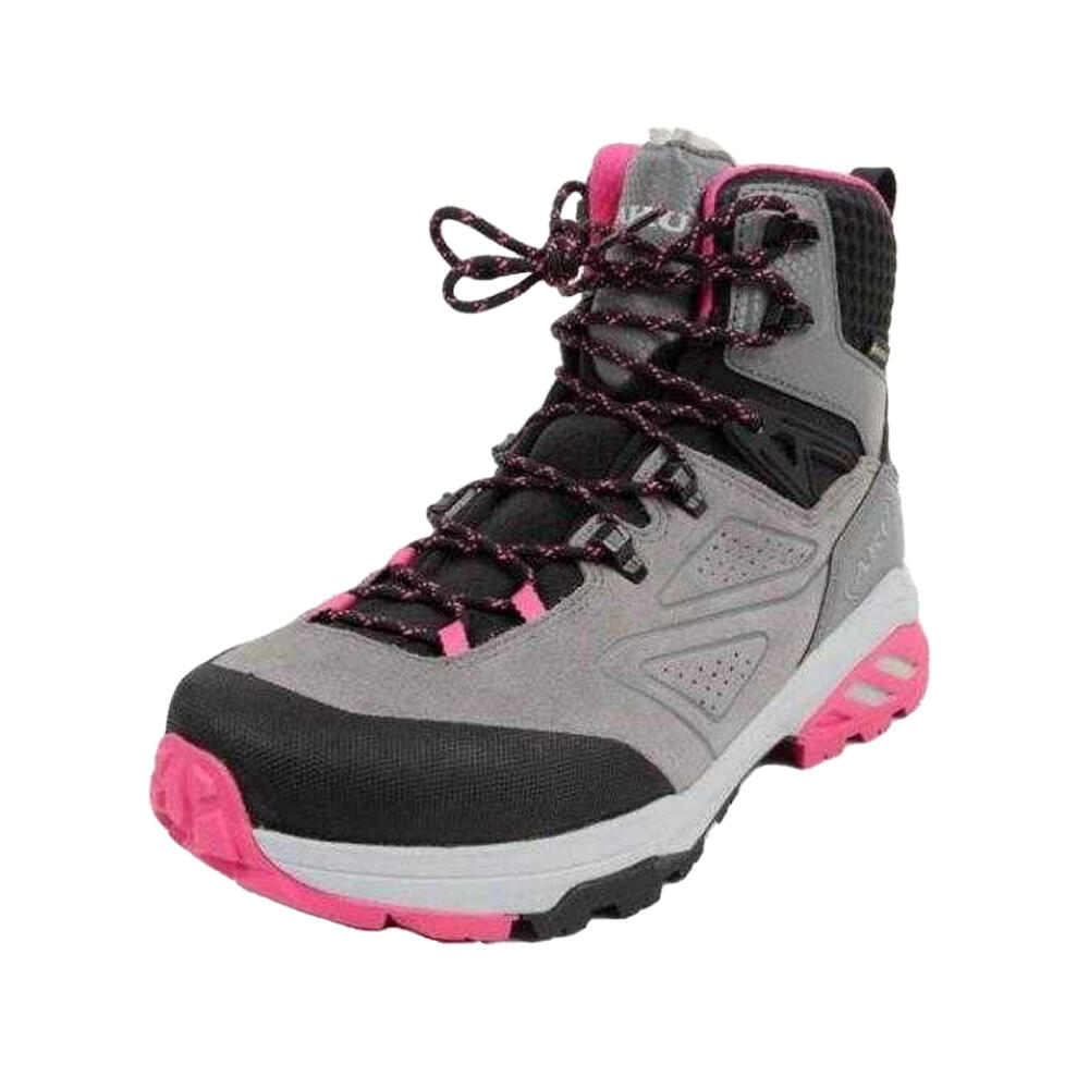 Zapato de Cuero Reactive GTX Senderismo para Mujer Gris, Plateado 4/6