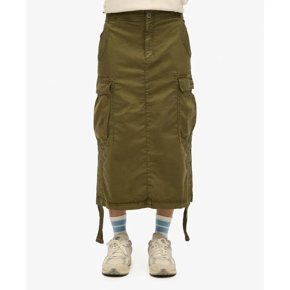 Jupe mi-longue cargo femme Superdry 2/7
