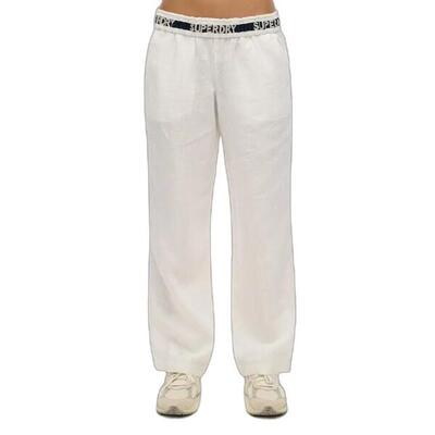 Linnen vrouw broek met trekkoord superdry