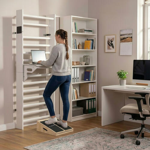 Platforma pentru intindere, 15-35°, antiderapanta, lemn, 150 kg, 39 x 30 cm
