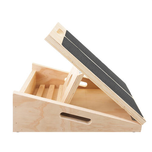 Platforma pentru intindere, 15-35°, antiderapanta, lemn, 150 kg, 39 x 30 cm