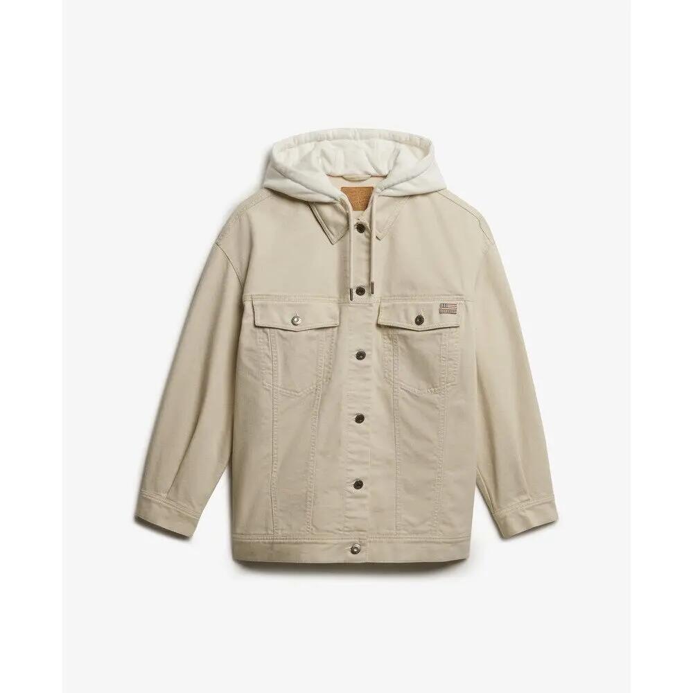 Veste trucker à capuche femme Superdry 1/7