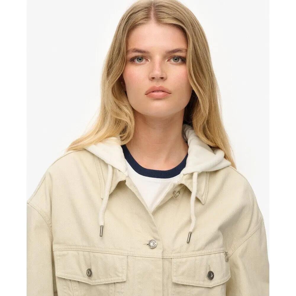 Veste trucker à capuche femme Superdry 7/7