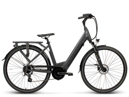 Villette le Midi elektrische fiets middenmotor 13Ah dark grey