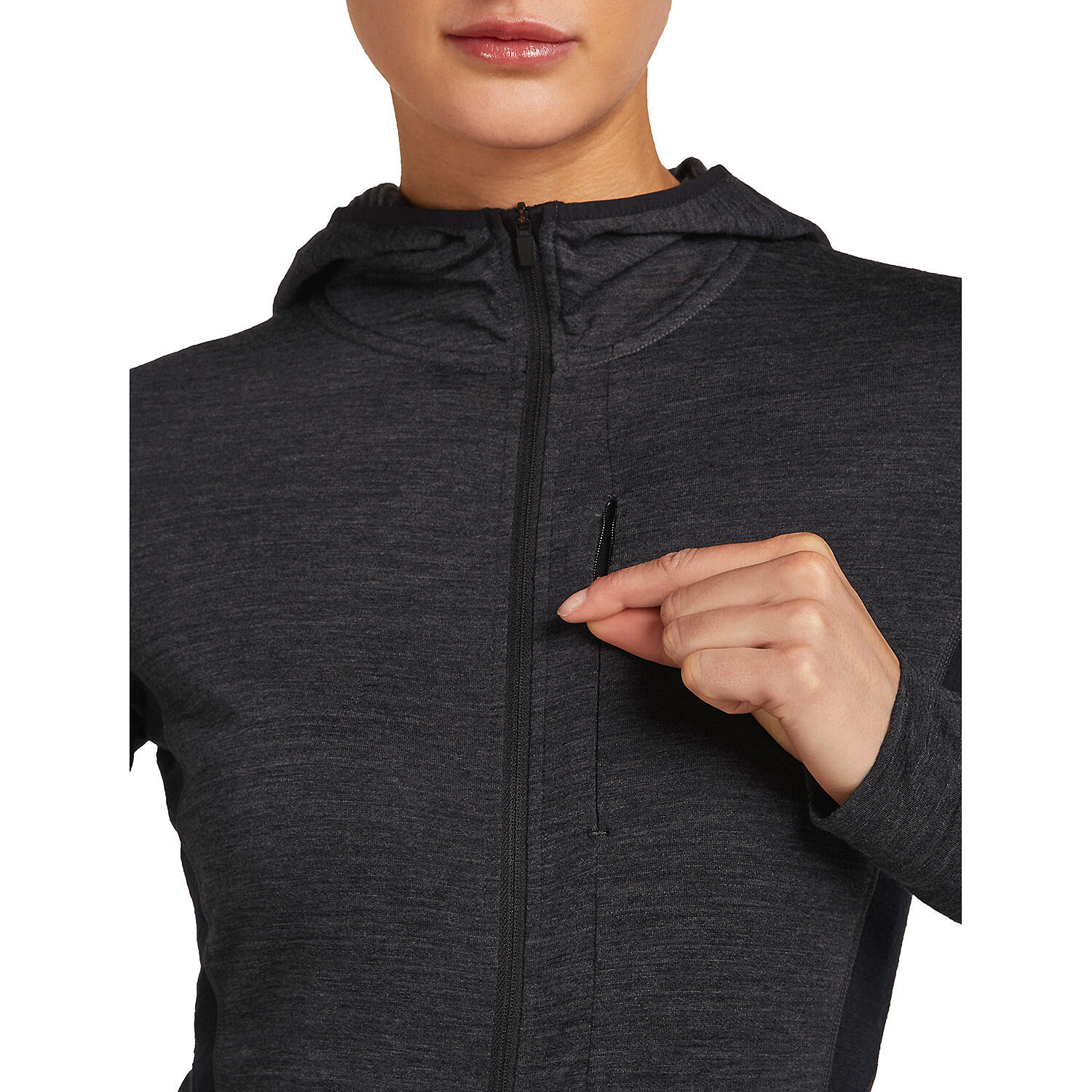 Damen Kapuzensweat Merino Blend 200 RealFleece 7/7