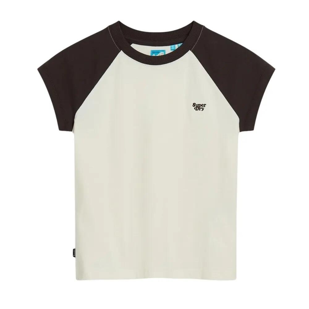 marron / blanc coton