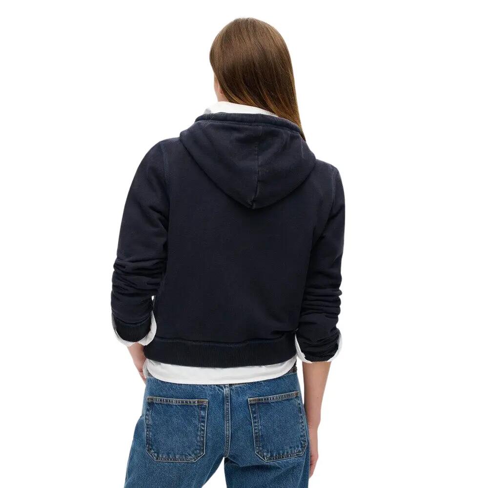 Kurz geschnittener, lässiger Hoodie mit Reißverschluss für Frauen Superdry Athle 4/7
