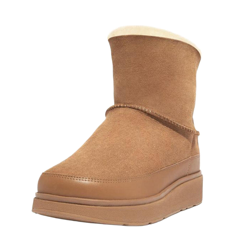 Dwustronne Śniegowce Damskie GenFF Mini Shearling 3/4