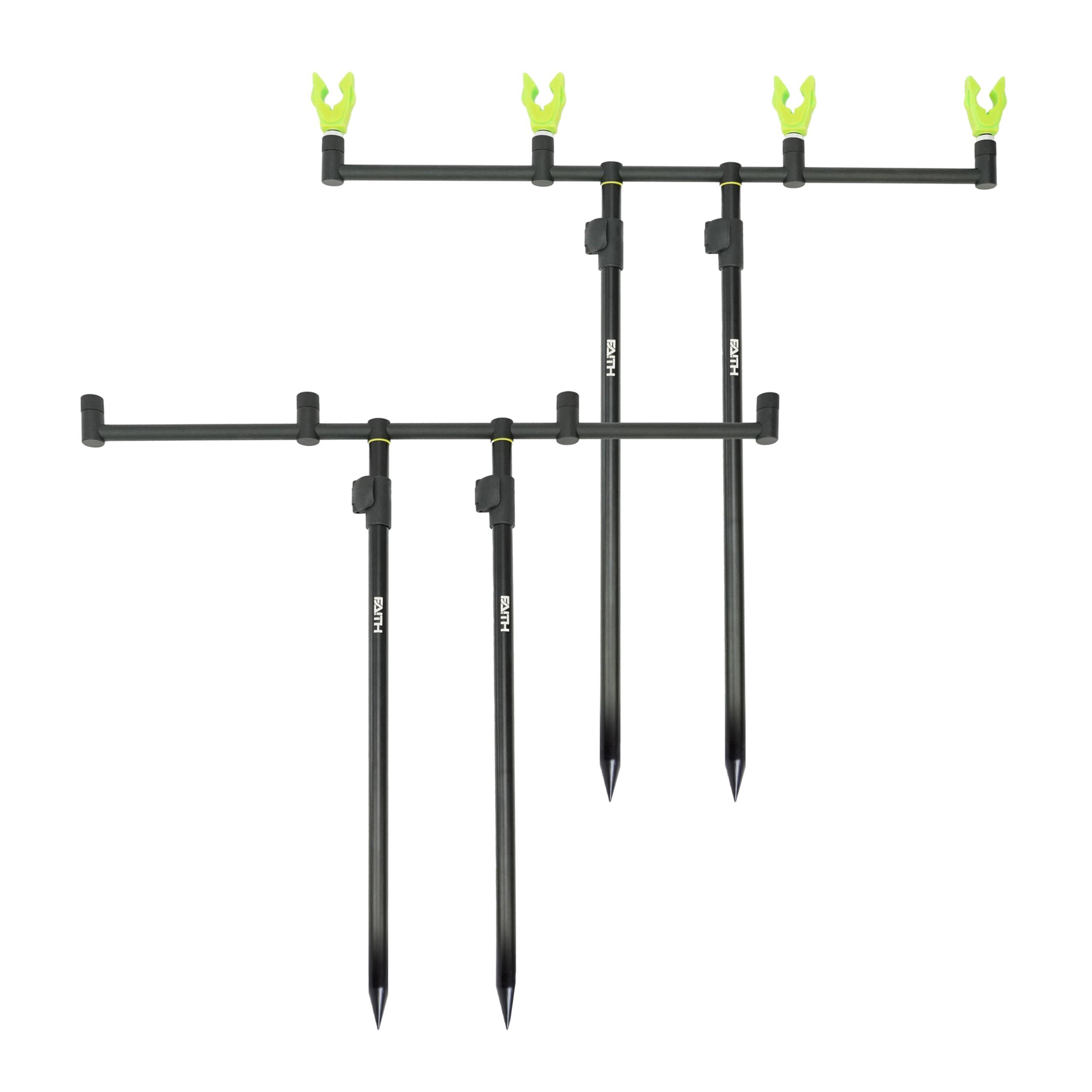 Faith Carp Tackle Goalpost Set 4 Rod Banksticks Buzzerbars 2/3