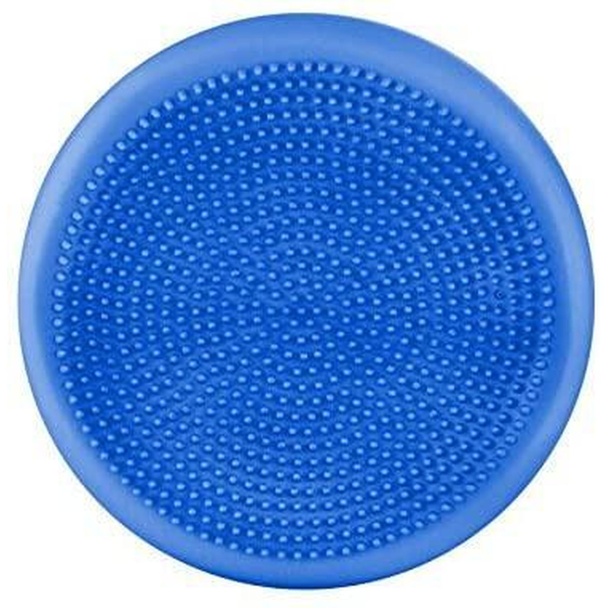 Perna masaj,ergonomica fitness, texturata, albastra, 34 cm