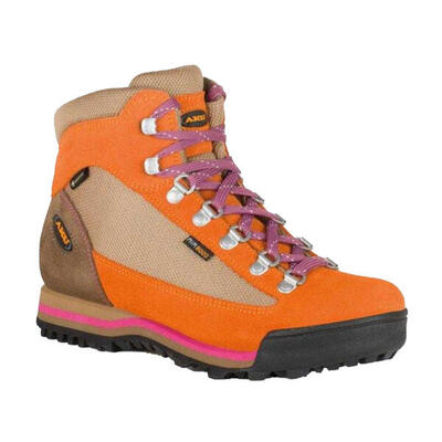Scarpe Da Trekking PelleDonna Aku Beige Arancio