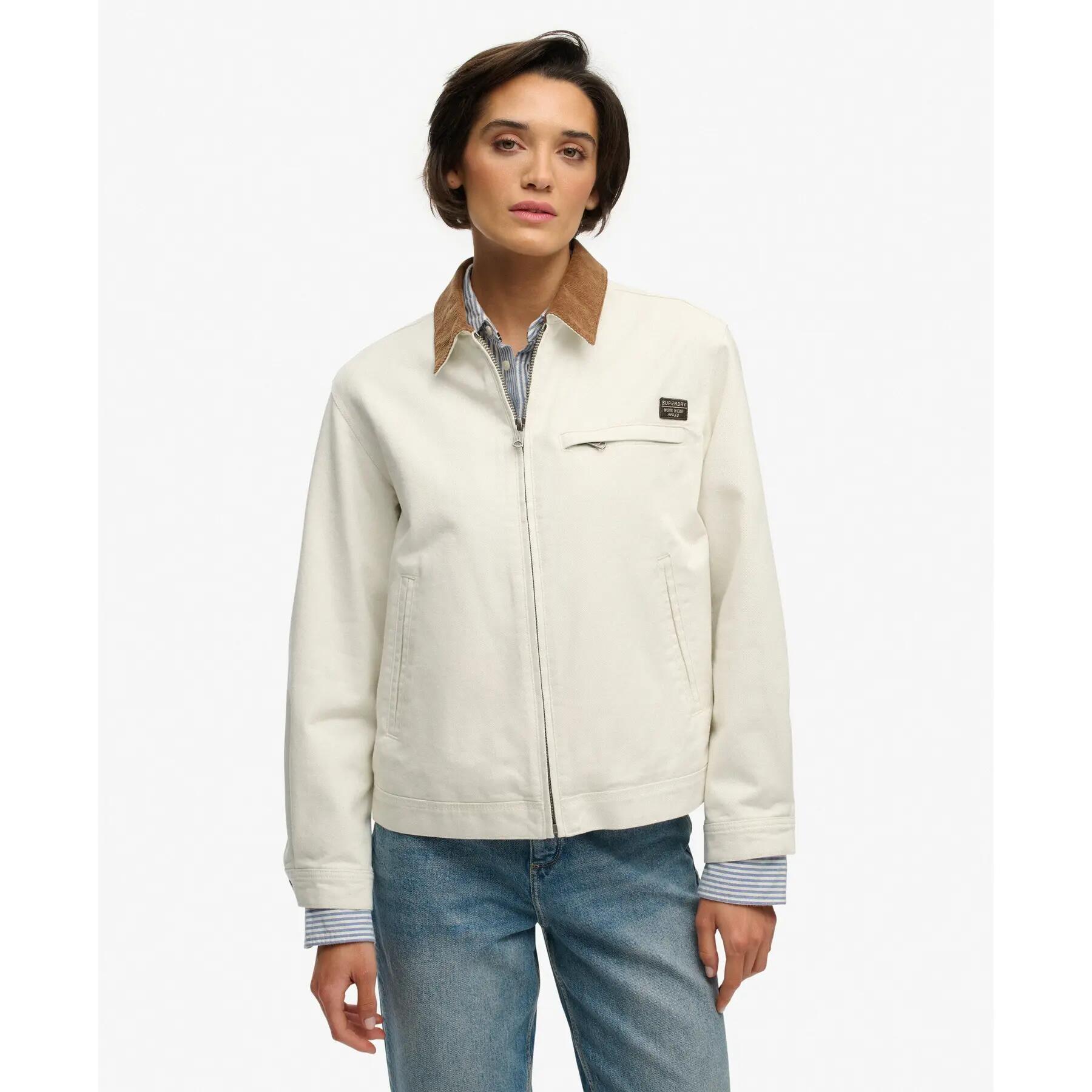 Casaco de mulher com gola de veludo Superdry Ranch 2/6