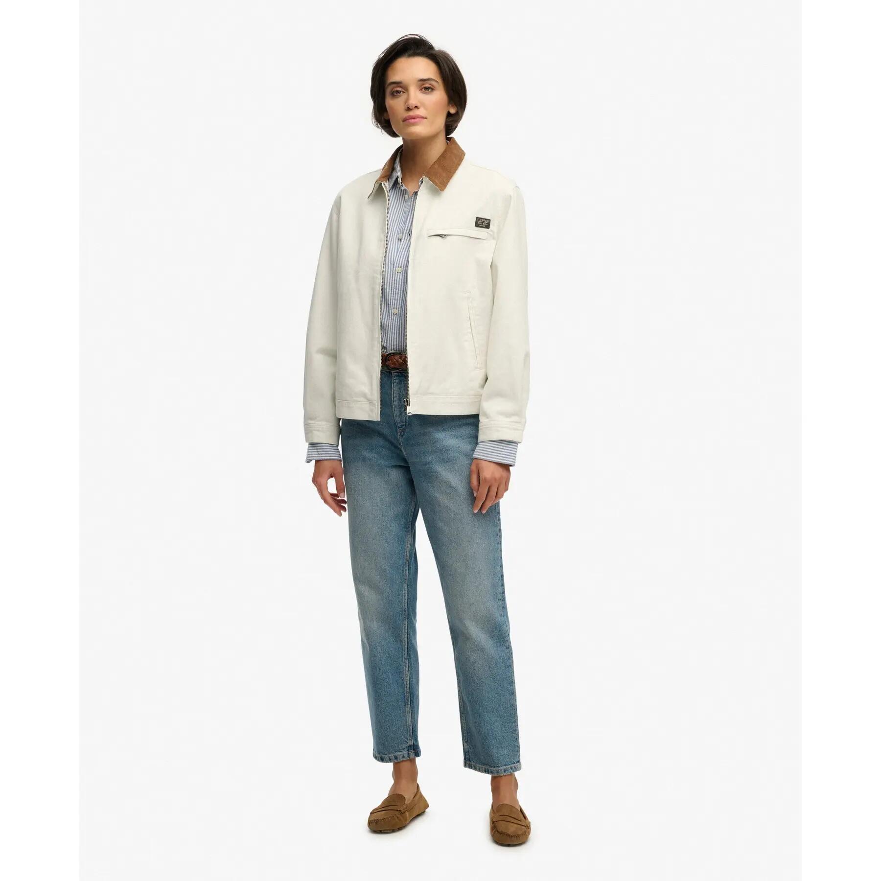 Casaco de mulher com gola de veludo Superdry Ranch 4/6