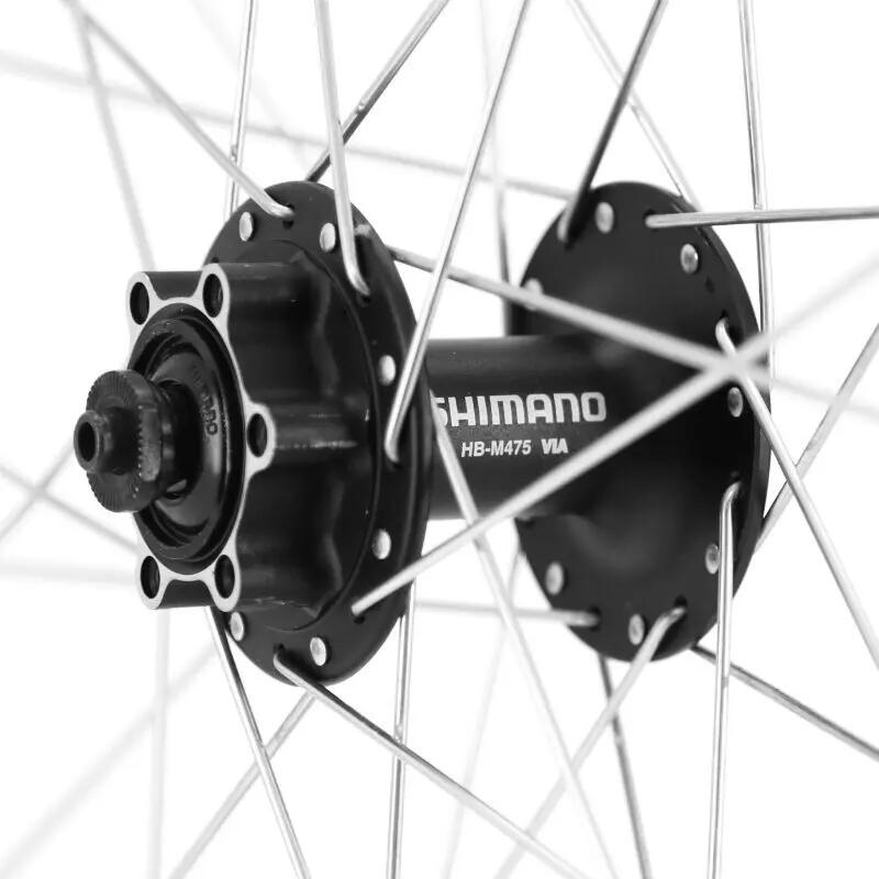 Roue blocage disque avant Velox Shimano M475 3/4