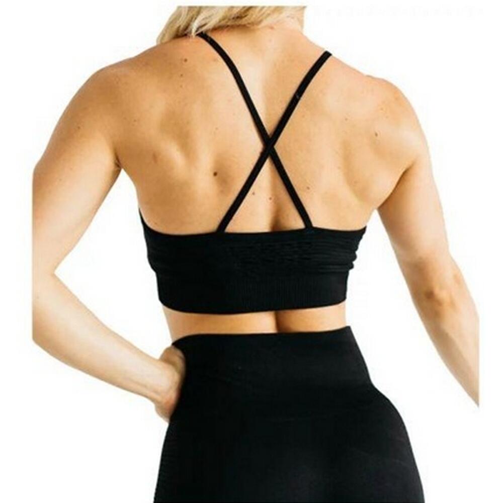 Reggiseno Sportivo Donna Gym Hero California Cute Nero 2/2