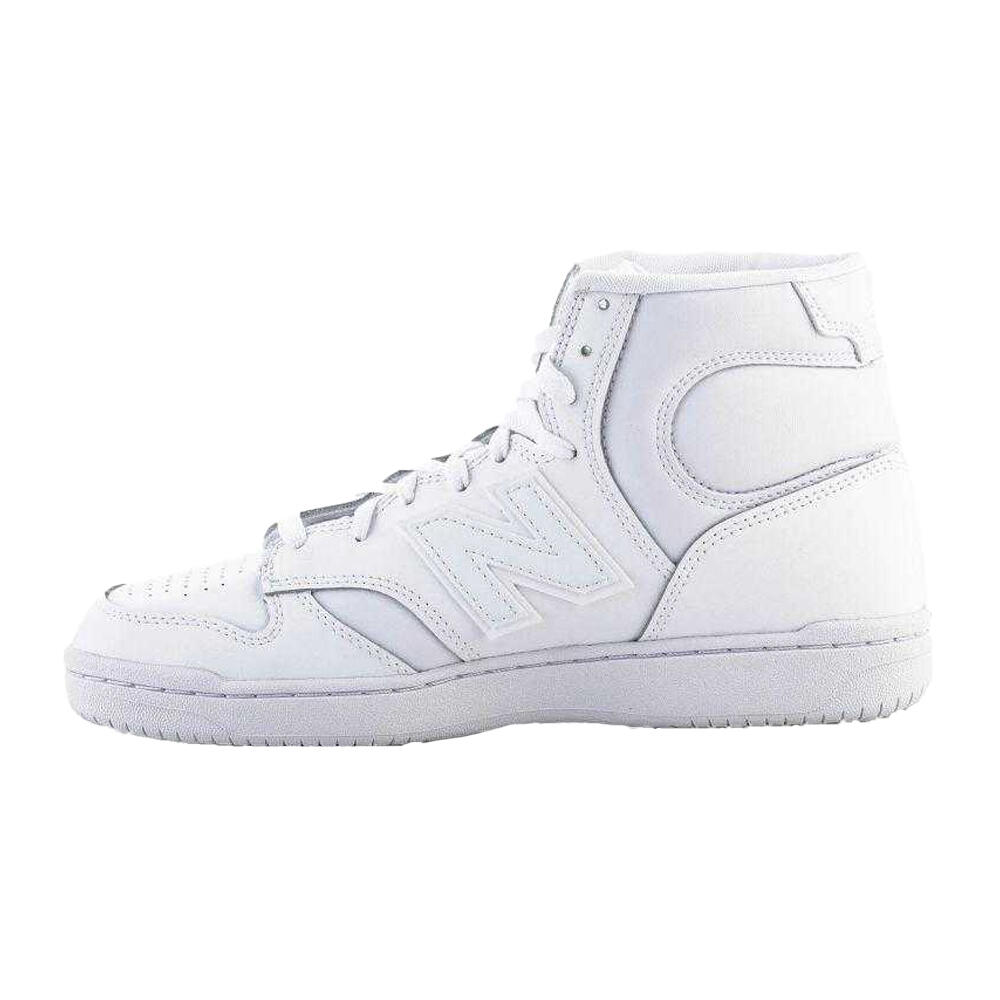 Zapatillas Deportivas de Cuero para Hombre Blanco 3/4
