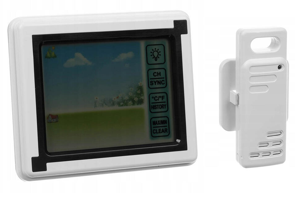 Statie meteo wireless digitala, higrometru , senzor extern, 11x9x 2.5cm