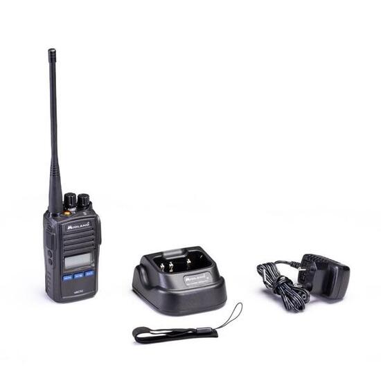 MIDLAND ARCTIC - Radio UHF/VHF Marine, 57 Canaux, IP67, Batterie 1600mAh