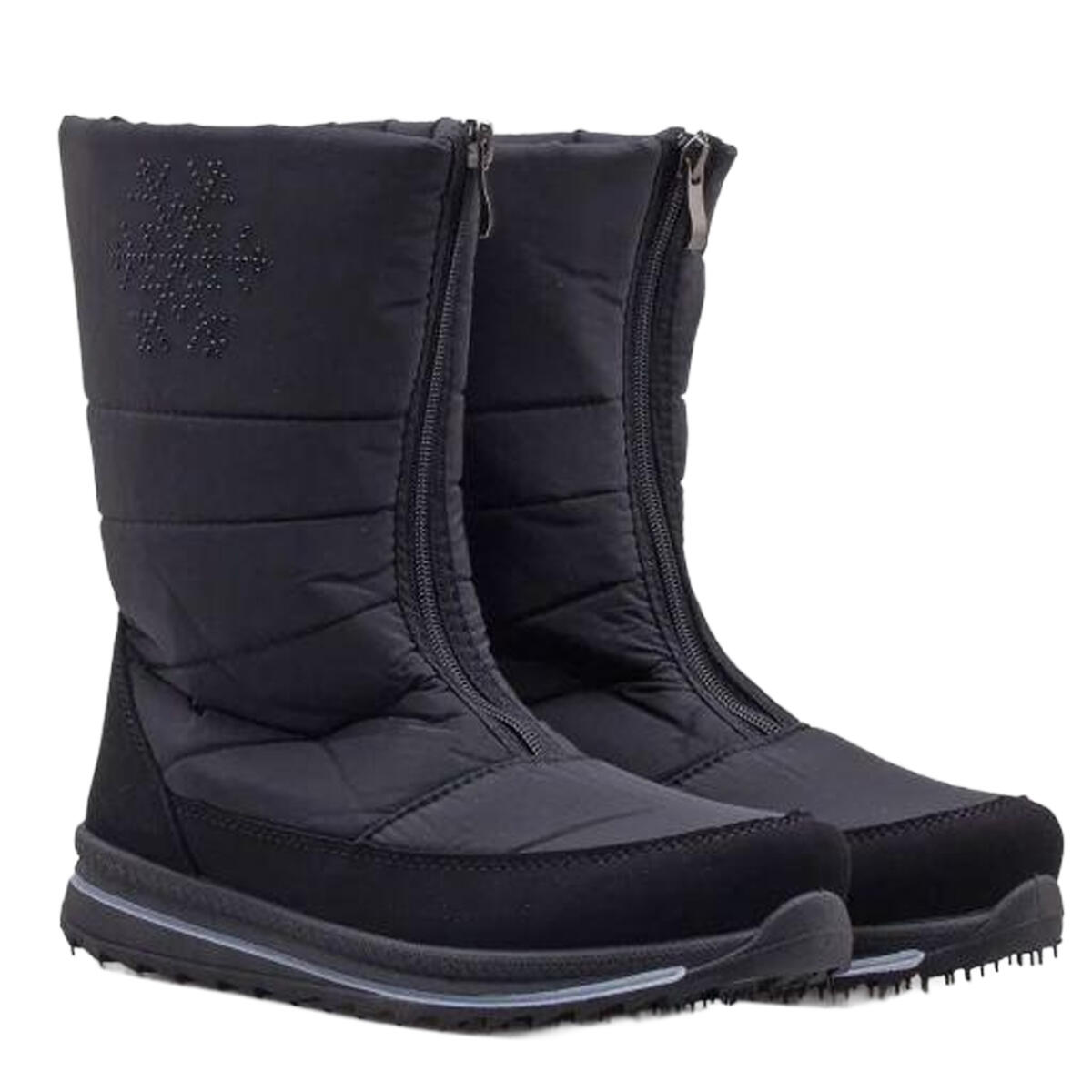 Botas para Nieve de Aislado para Mujer Negro 4/4