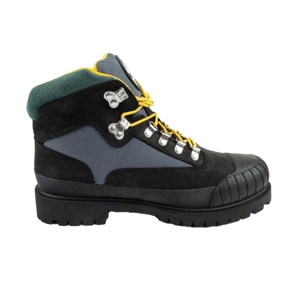 Stiefeletten für , Leder Herren Schwarz/Dunkles Marineblau 4/5