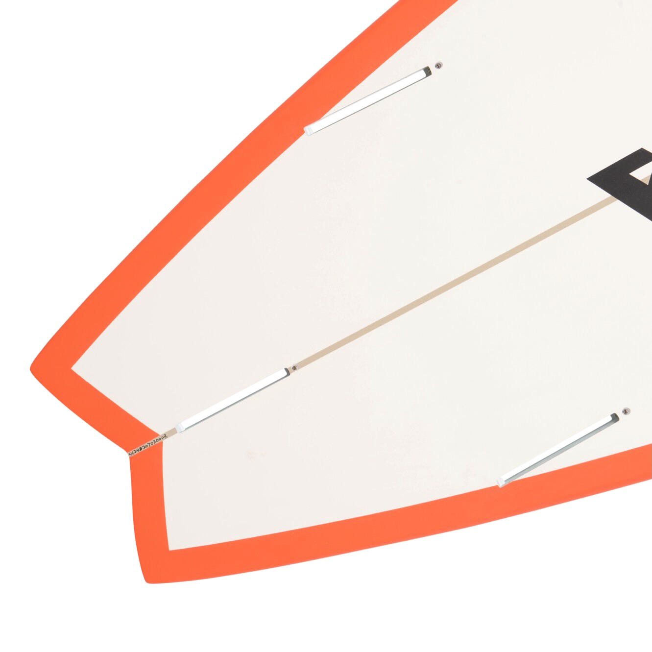 Victory Surfboards - Long Fish 7'2 - Epoxy - Futures - Matte Orange / White 4/5
