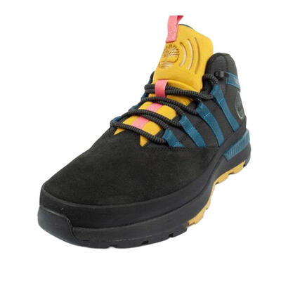 Heren euro sprint leren wandelschoenen (zwart)