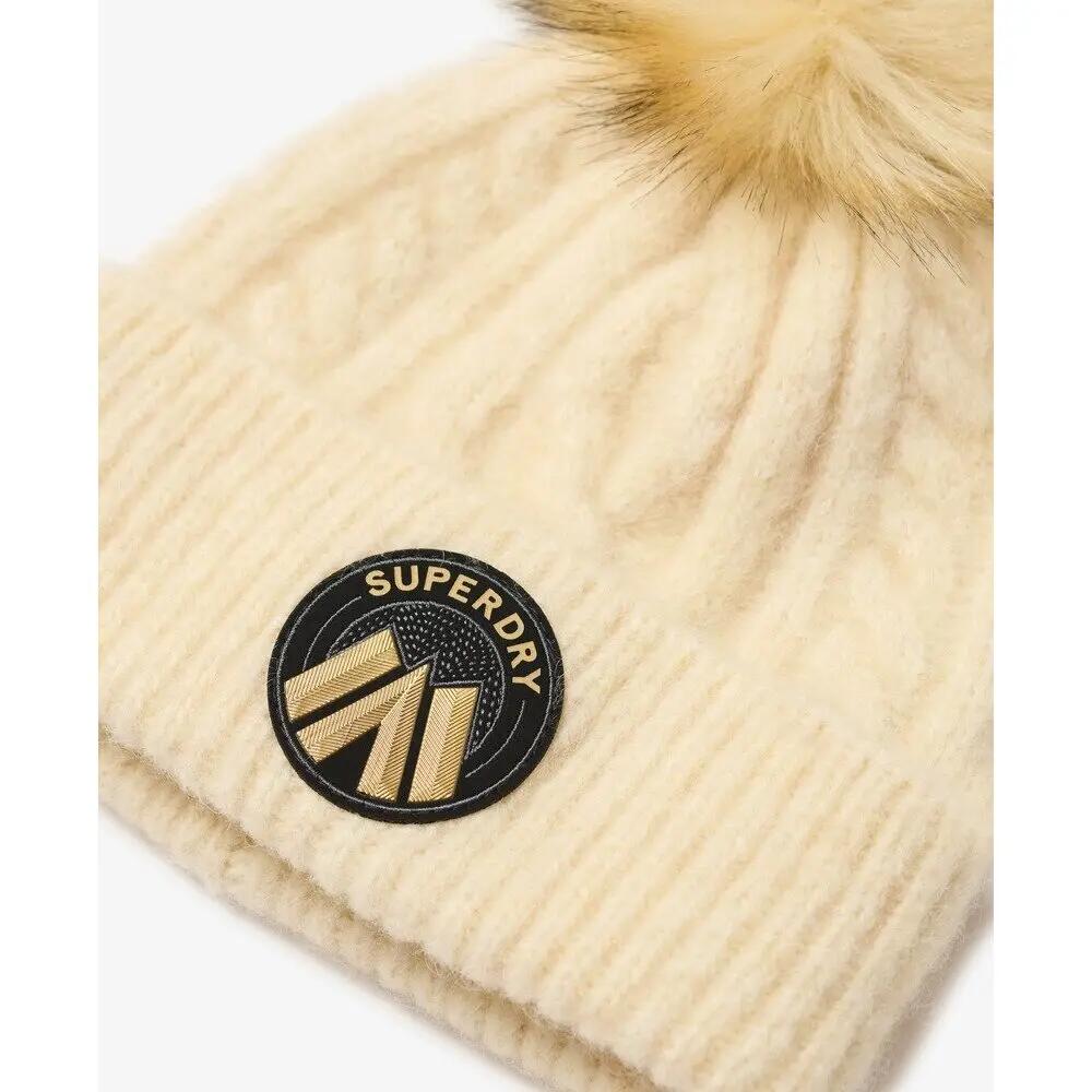 Bonnet femme Superdry Cable Luxe 3/3