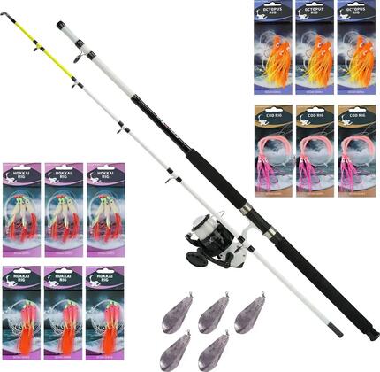 Set pêche bateau mer complet 19 pcs