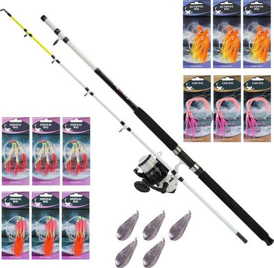 Set pêche bateau mer complet 19 pcs