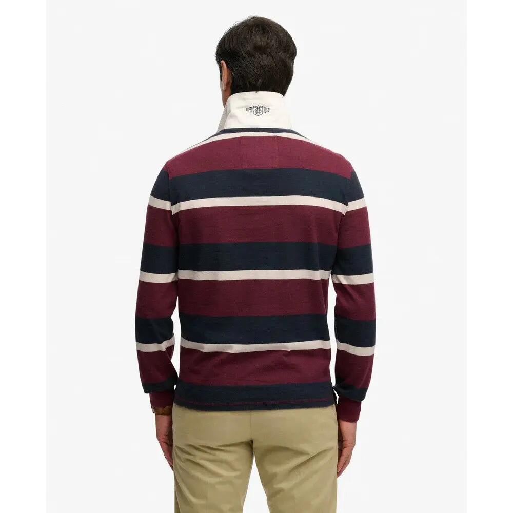 Gestreept polo met lange mouwen dubbele embleem Superdry Rugby 2/4
