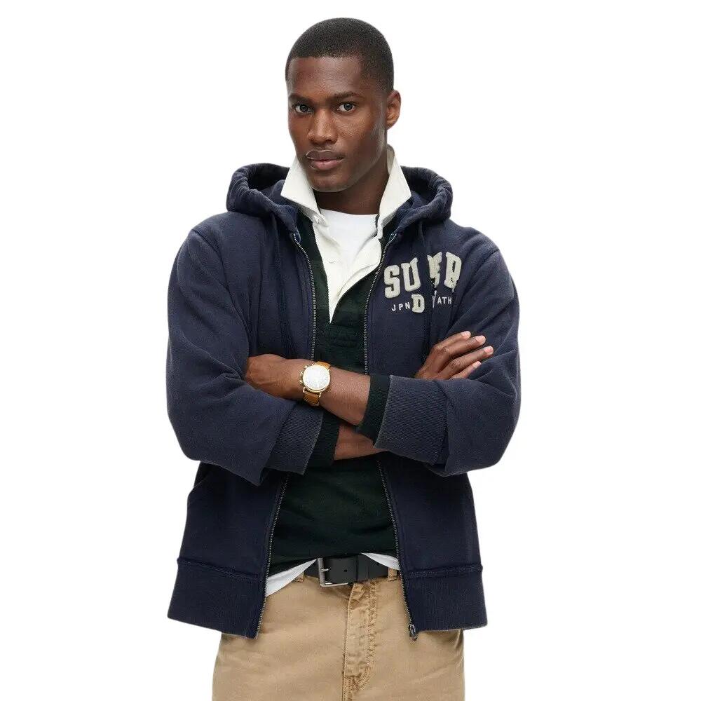 Sweatshirt à capuche zippé Superdry Vintage Athletic 2/6