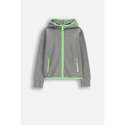 Bluza sportowa dla dzieci Lemon Exlopre WL6 rozpinana szara