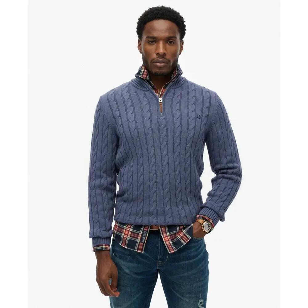 Pull 1/2 zip Superdry Classic Cable 2/6