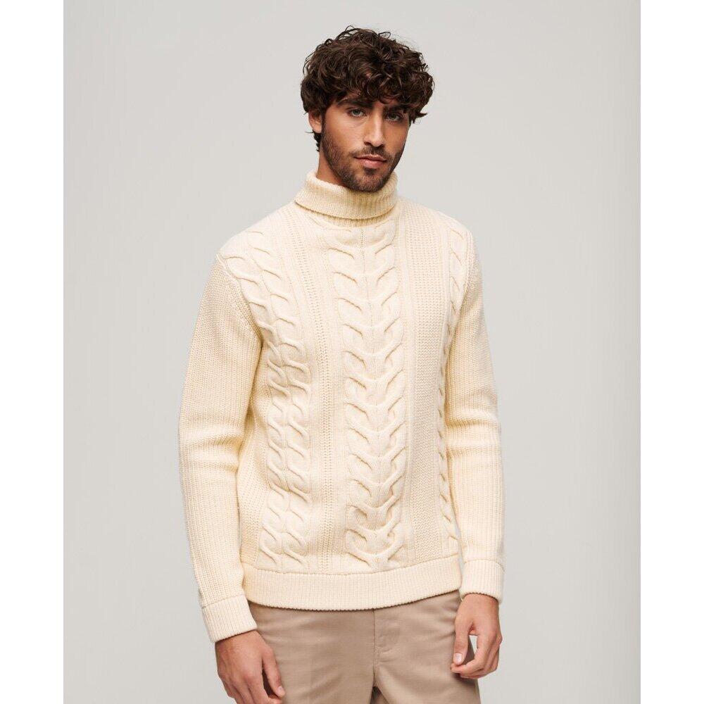 Pull col roulé torsadée Superdry Merchant Store 2/6