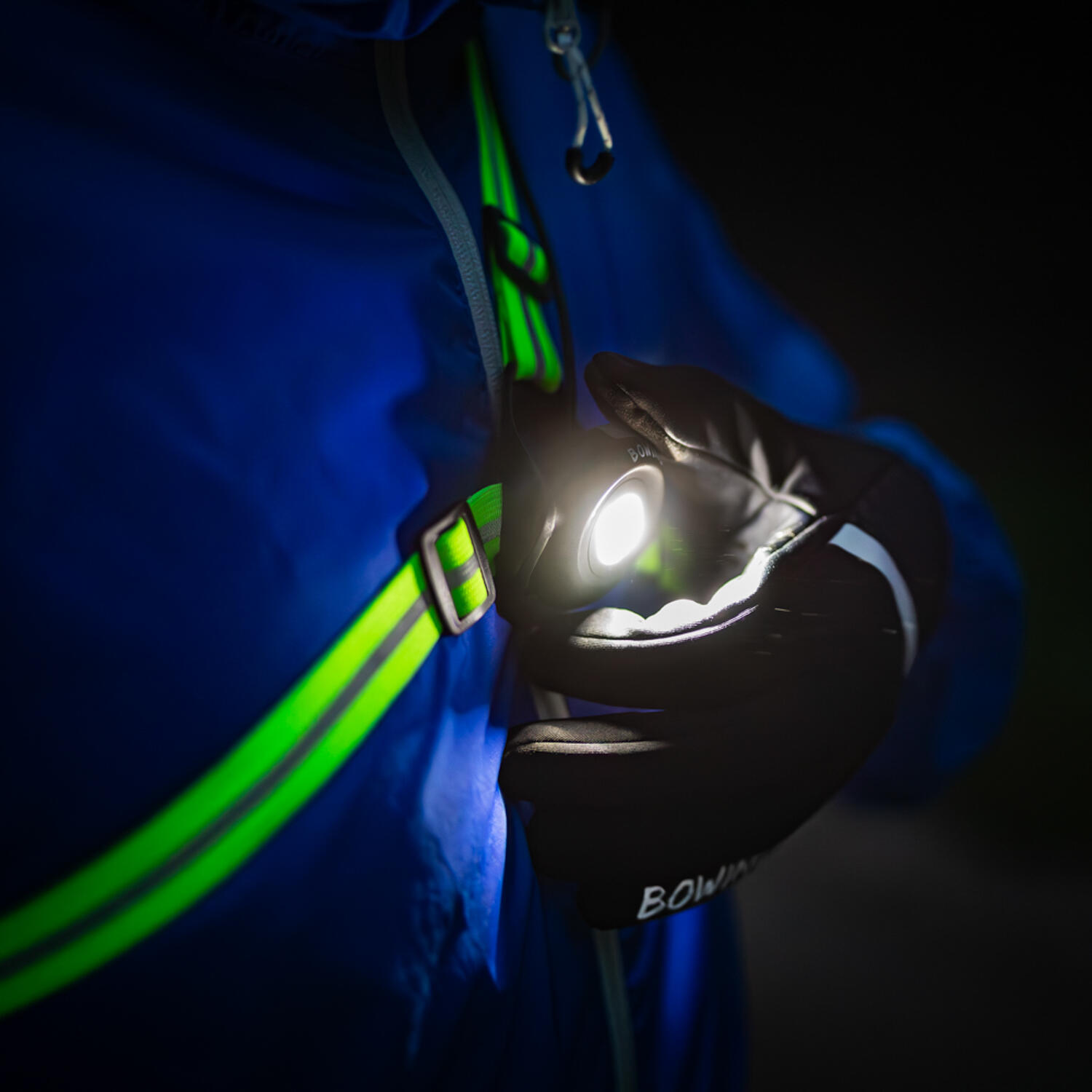 Borstlamp voor hardlopen LED 500 lumen USB-C oplaadbaar Boston 500 Neon 7/7
