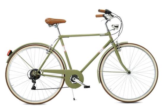 Via Veneto Bici City Bike Condorino Uomo 28" 6V Taglia 54 Verde Oasi