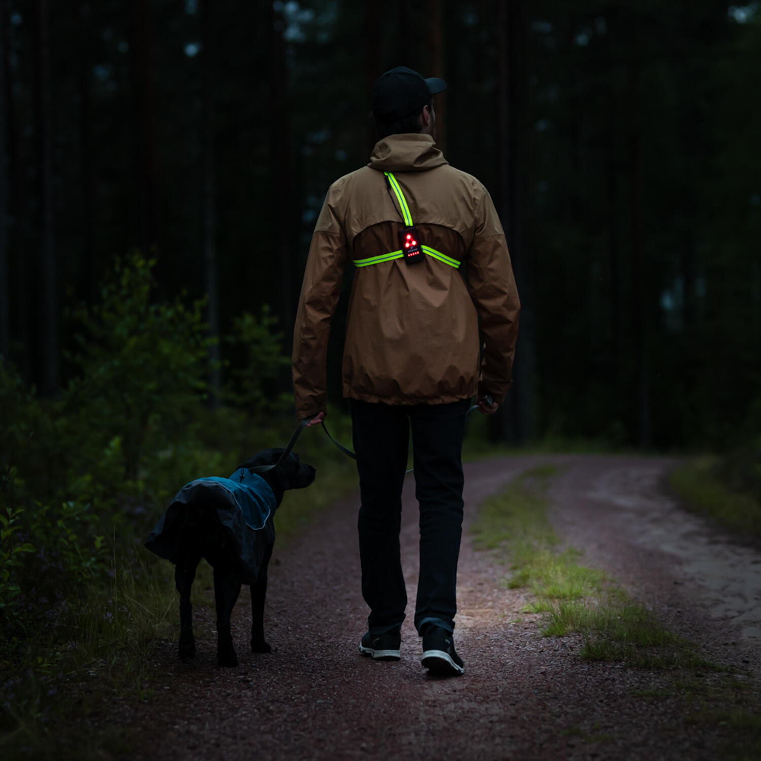 Borstlamp voor hardlopen LED 500 lumen USB-C oplaadbaar Boston 500 Neon 6/7
