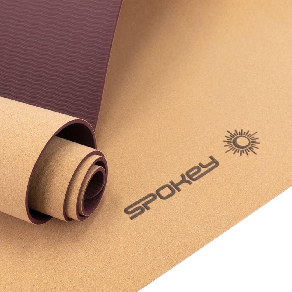 Tapis De Yoga SAVASANA (Marron / Prune) Taille unique 3/6