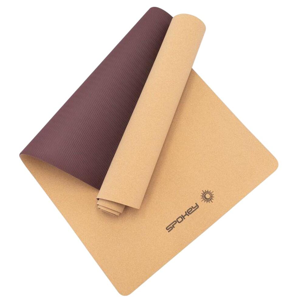 Tapis De Yoga SAVASANA (Marron / Prune) Taille unique 2/6