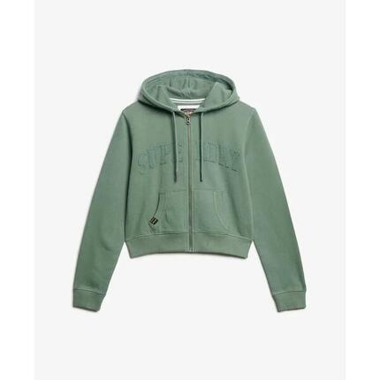 Dames cropped hoodie met rits Superdry Athletic Essentials