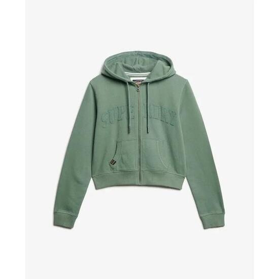 Dames cropped hoodie met rits Superdry Athletic Essentials