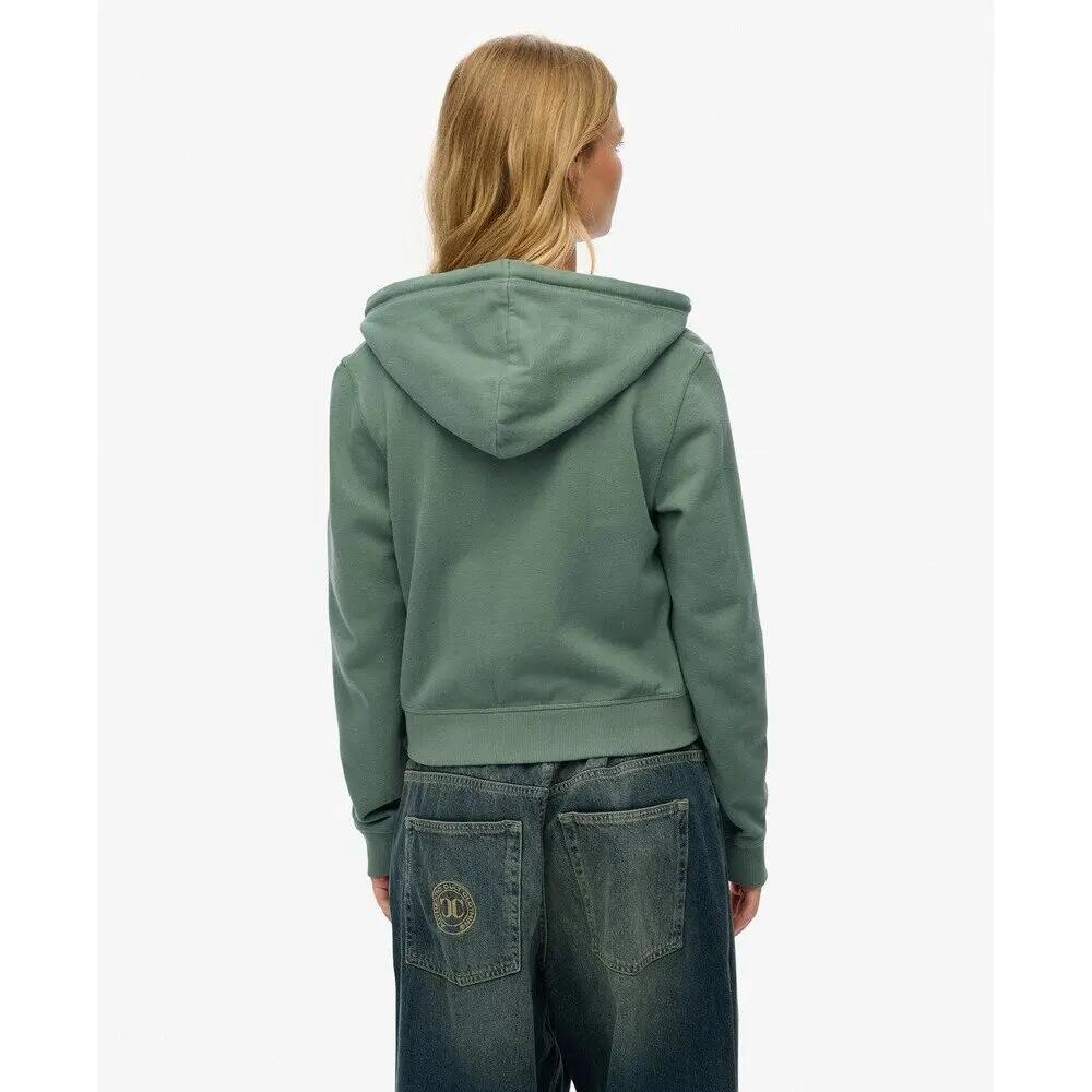 Felpa cropped con cappuccio e zip da donna Superdry Athletic Essentials 4/6