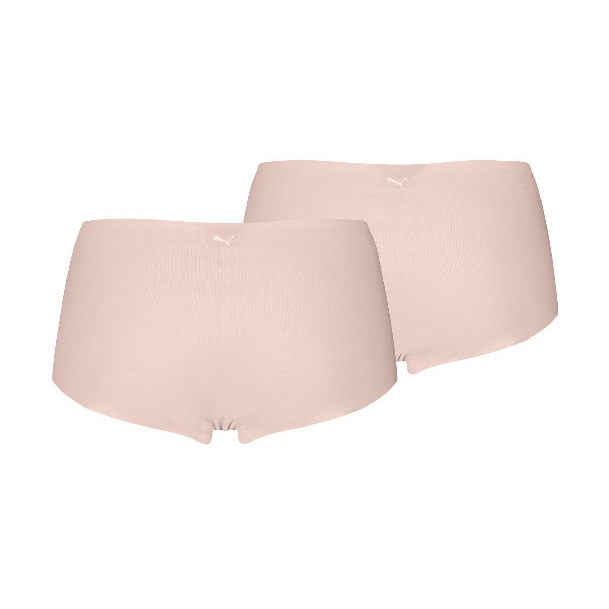 Puma mini-short femme Invisible Cotton lot de 6 light pink 6/6