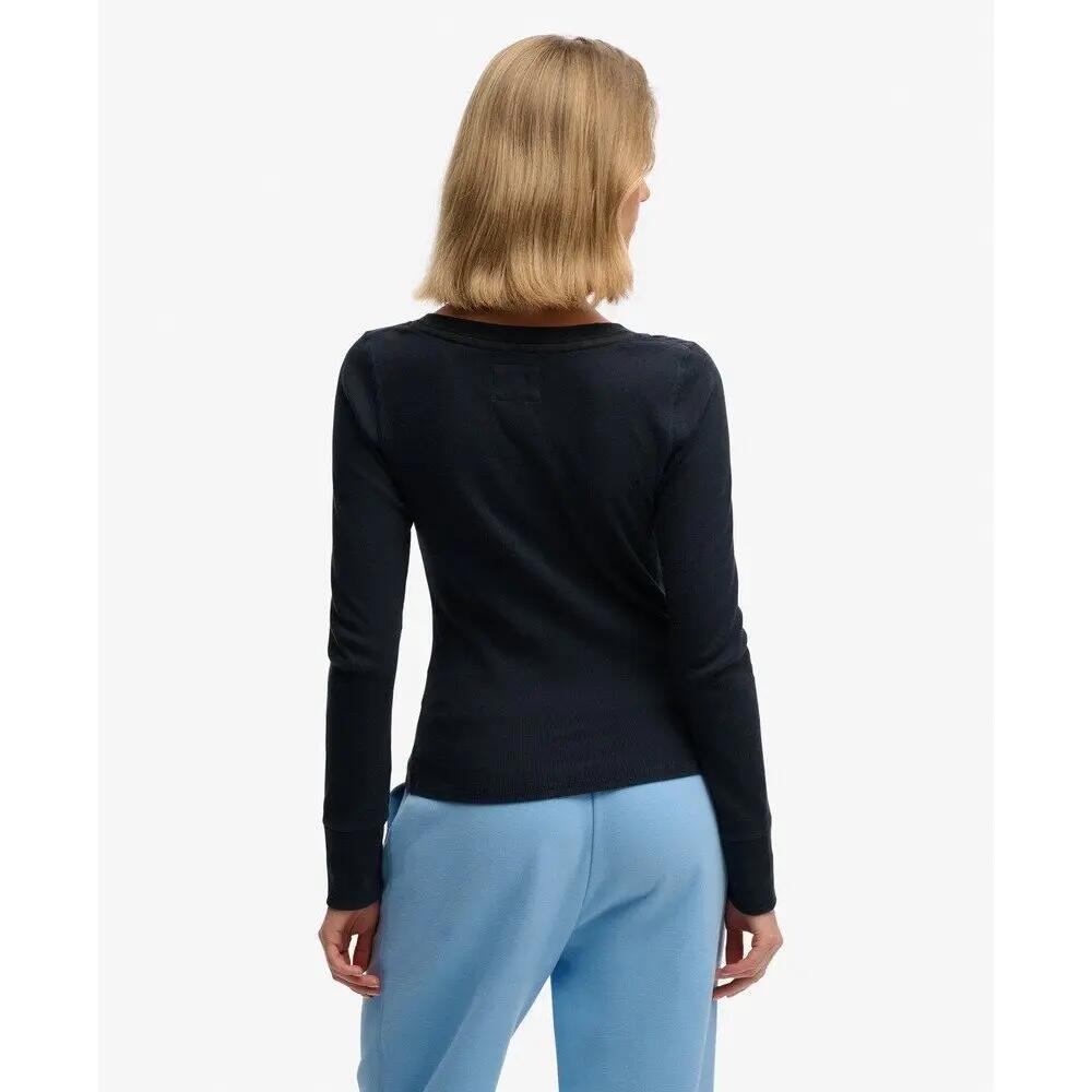 Camiseta de manga larga con botones para mujer Superdry Athletic 4/6