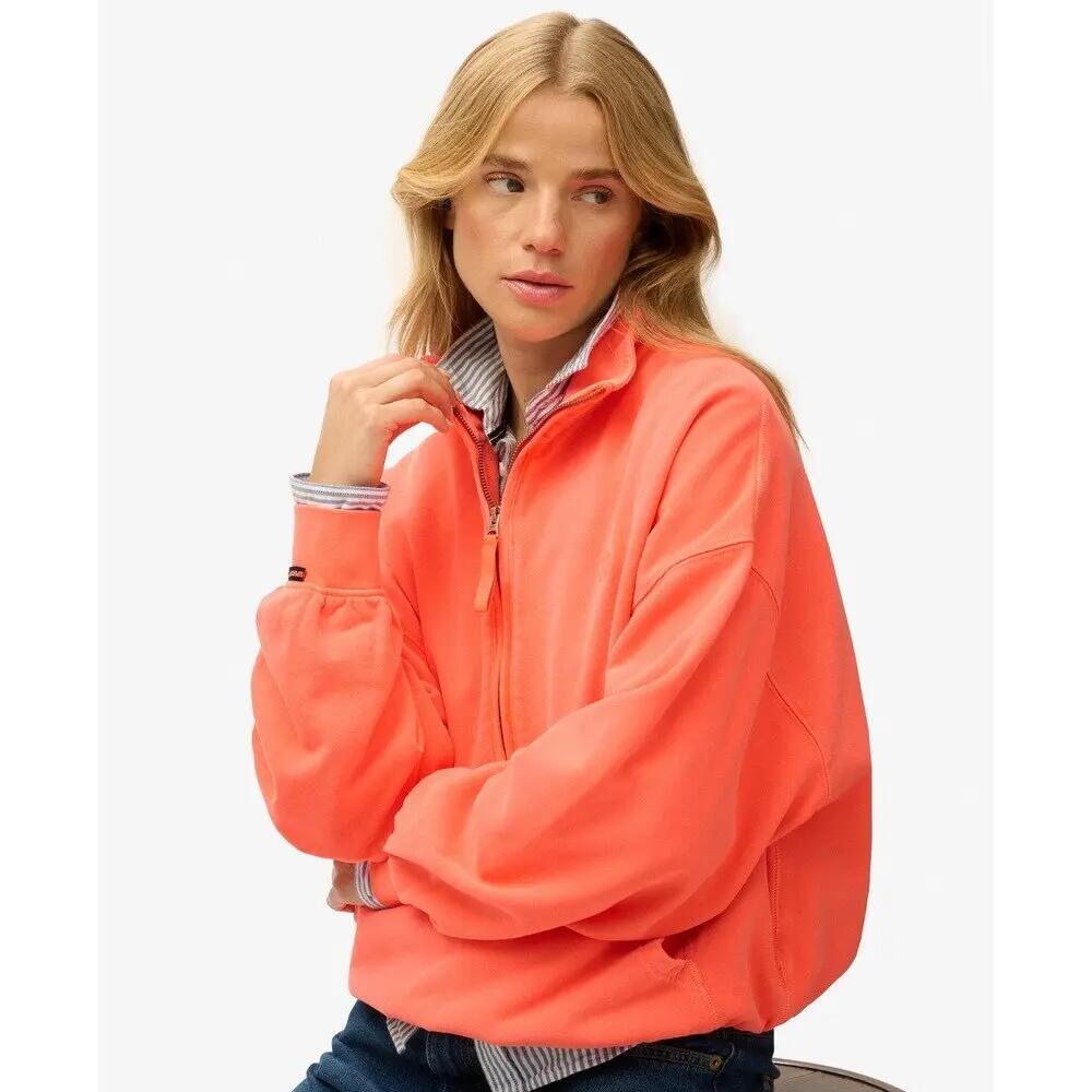 Sweatshirt mit halbem Reißverschluss, Damen Superdry Studios 3/7
