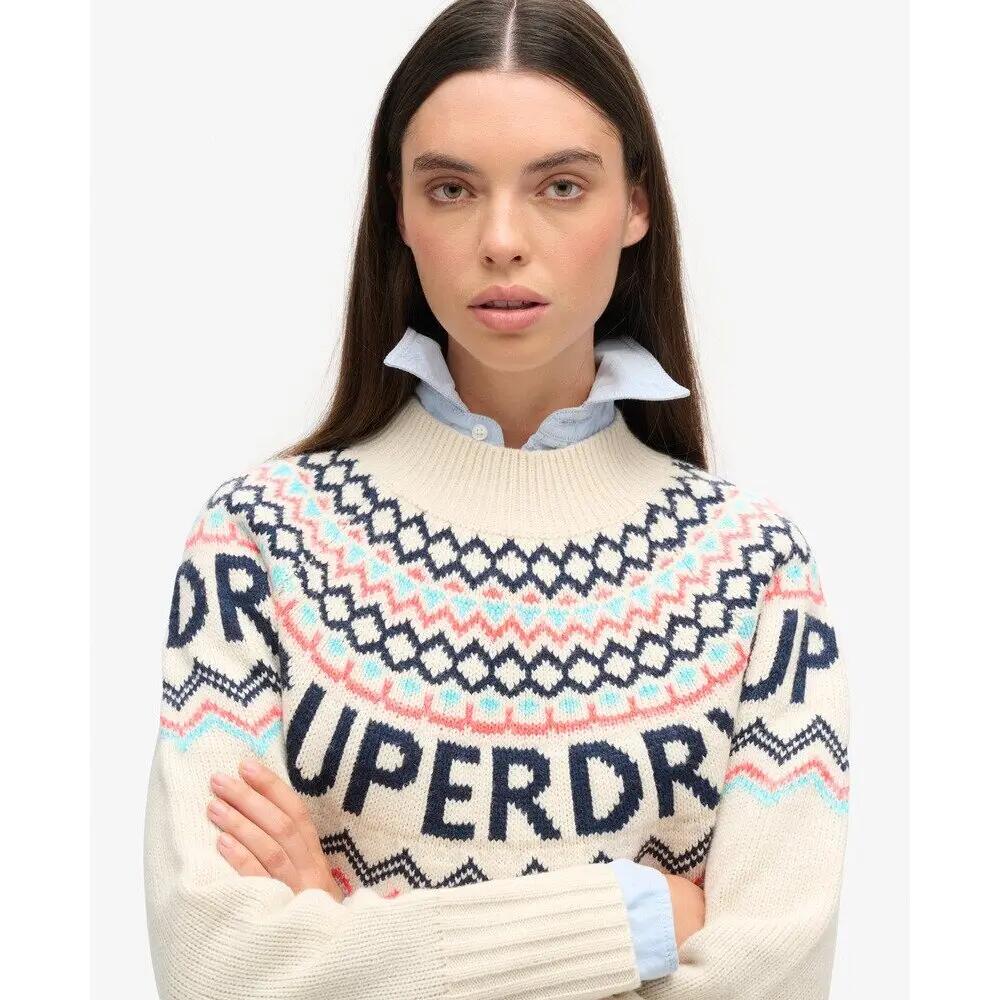 Pull motif jacquard femme Superdry 5/6