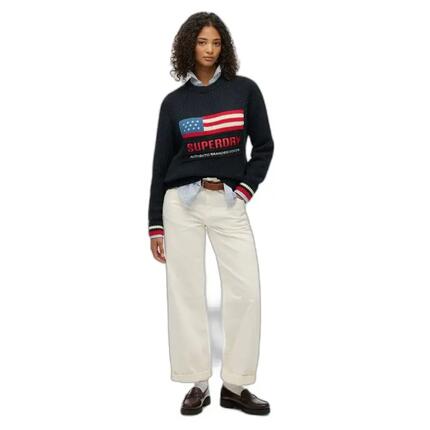 Jersey de cuello redondo para mujer Superdry Americana